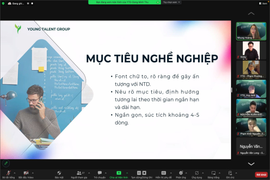 Workshop: Kỹ năng viết CV chuyên nghiệp